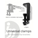 Universal clamp for Vitamini (add on rotatable clip bracket) Illumagic