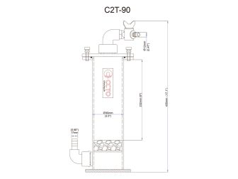 90 mm Universal CO2 Scrubber