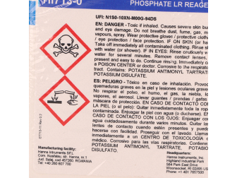 Solutions étalons phosphates à 0 et 1 mg.L HI713-11 HANNA