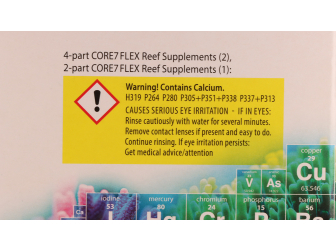 CORE7 Flex Reef Supplements Bulk 4x4L ou 2x8 Litres TRITON