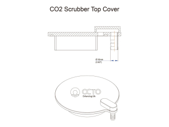 C2C-300 CO2 Scrubber Top Cover