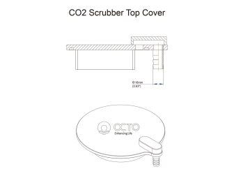 C2C-200 CO2 Scrubber Top Cover