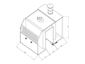 C2C-300 CO2 Scrubber Top Cover