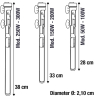 JOLLY PRESET 6 220-240V/50Hz 1.5m 2P EU SICCE