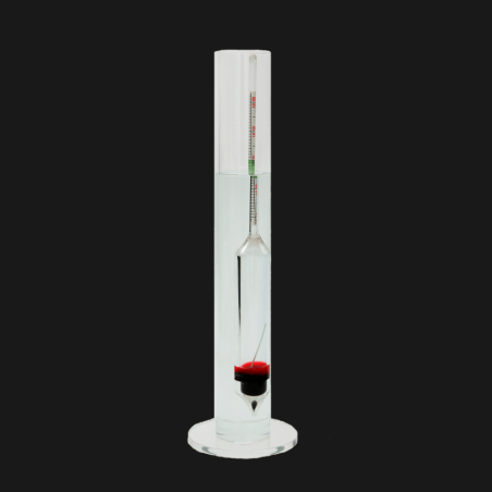 Densimètre de précision Grotech 260mm + cylindre de mesure 
