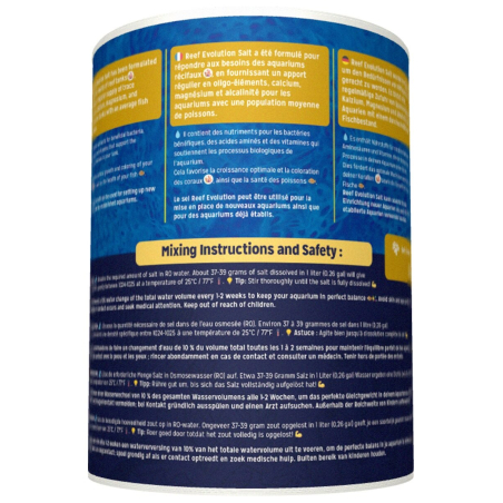 Sal REEF EVOLUTION SALT Cubo 7 kg Aquarium system