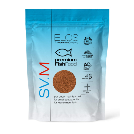 Svm ecopack nourriture pour poissons marins 1mm Elos 65 grammes