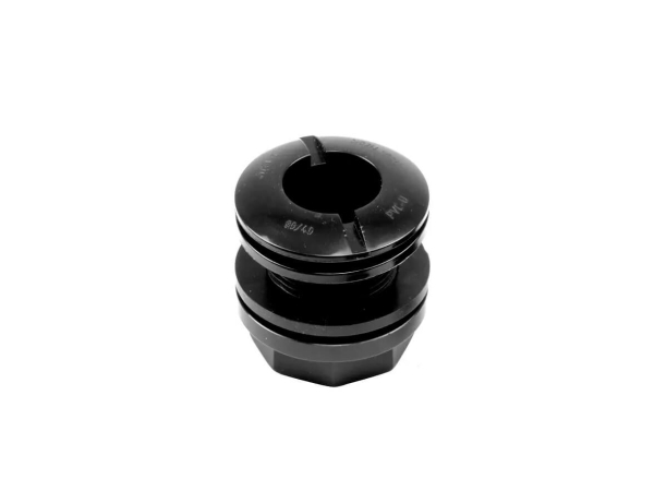 Passe paroi diam 25 mm Noir à coller