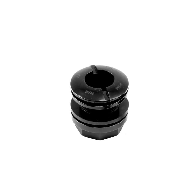 Wanddurchführung Durchmesser 25 mm Schwarz zum Kleben