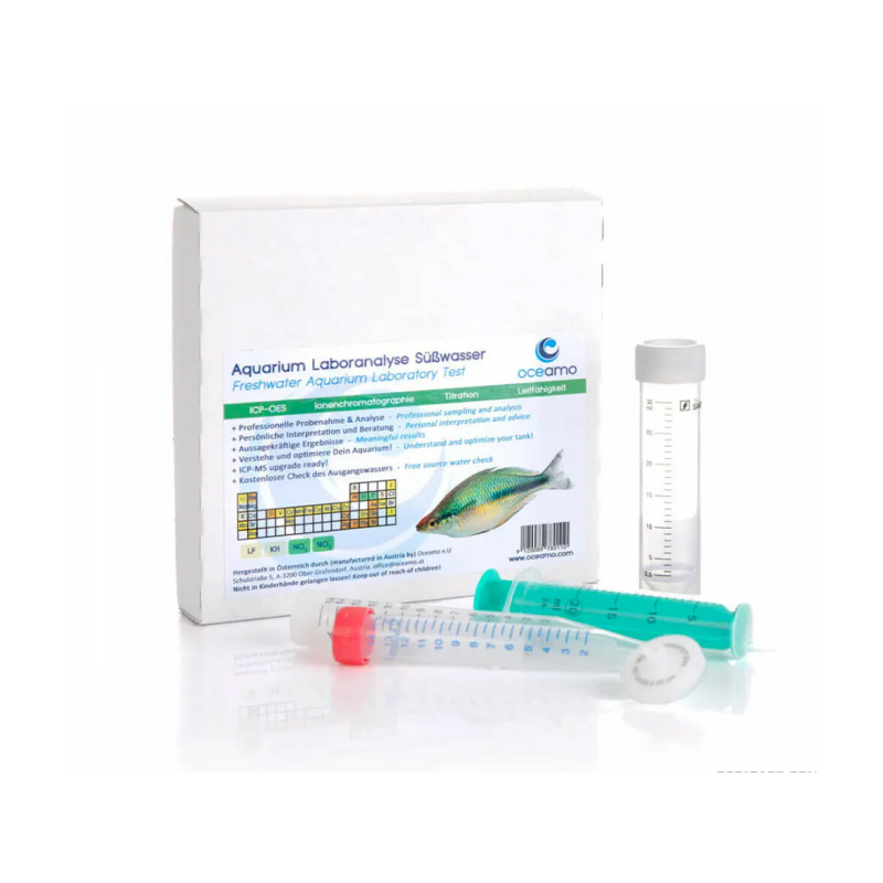 Análisis ICP-MS para acuarios tropicales (agua dulce) Oceamo