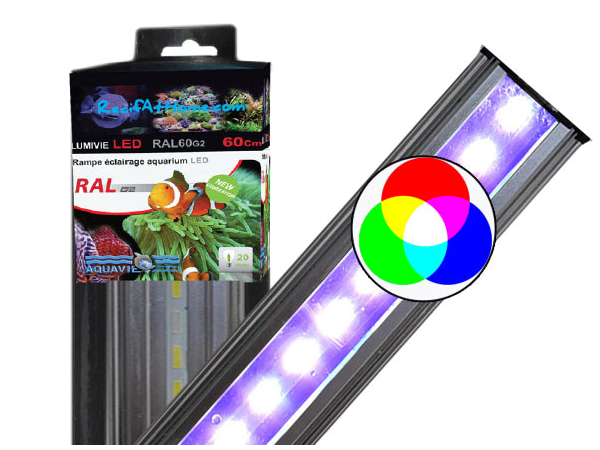 Rampe à LED RGB 20W/60cm LUMIVIE