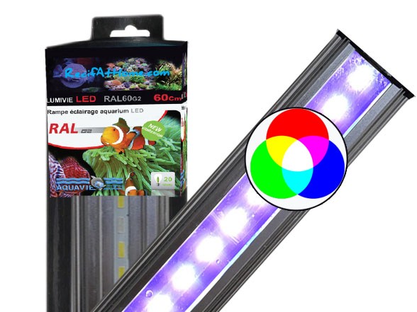 Rampe LED RGB 50W/150cm LUMIVIE - VPC RecifAtHome