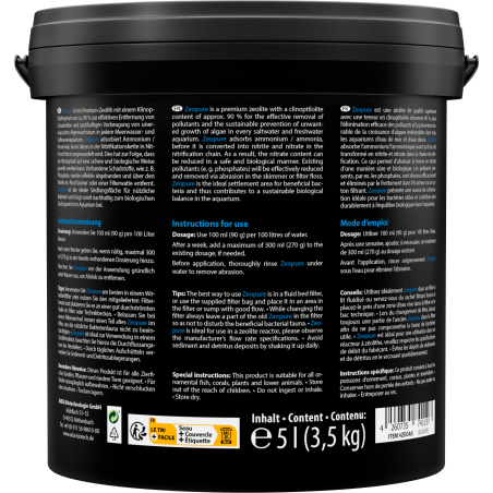 Zeopure - Zeolita 5-9 mm (3,5 kg, 5 L) ARKA