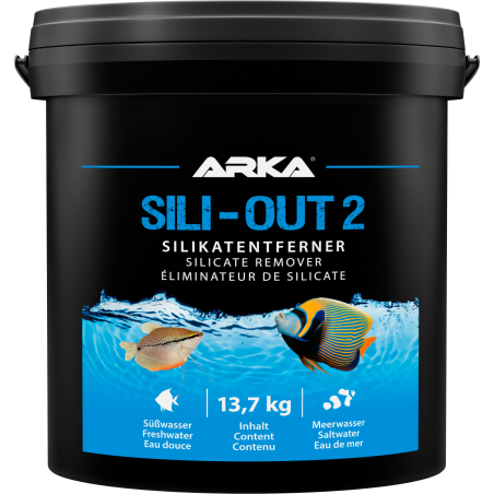 Sili-Out 2 - Eliminador de Silicato (13,7 kg, 20 L) ARKA