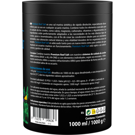 Sal Premium Récif (Caja de 1 kg) ARKA