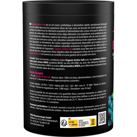 Sal de Activo Orgánico (Caja de 1 kg) ARKA