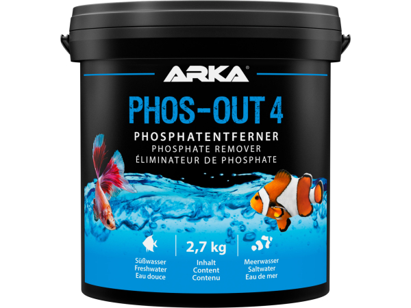 Phos-Out 4 Granule - Removedor de Fosfato de Hidróxido de Hierro (2,7 kg, 5 L) ARKA