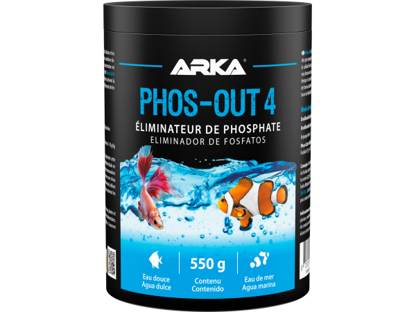 Phos-Out 4 Granule - Removedor de Fosfato de Hidróxido de Hierro (550 g, 1000 ml) ARKA
