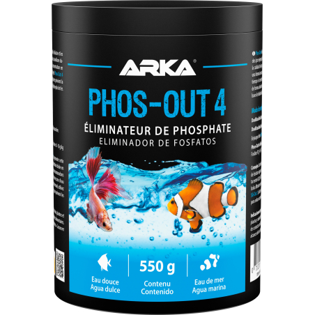 Phos-Out 4 Granulaat - IJzerhydroxide Fosfaatverwijderaar (550 g, 1000 ml) ARKA