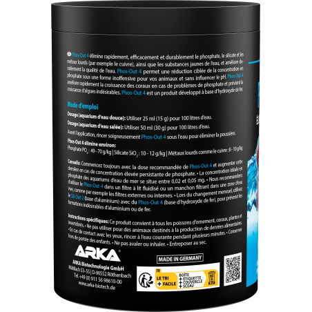 Phos-Out 4 Granule - Iron Hydroxide Phosphate Remover (550 g, 1000 ml) ARKA