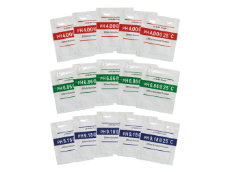 Conjunto de calibración de pH - Metro 5x 3pcs. ARKA