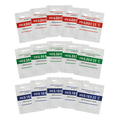 Conjunto de calibración de pH - Metro 5x 3pcs. ARKA