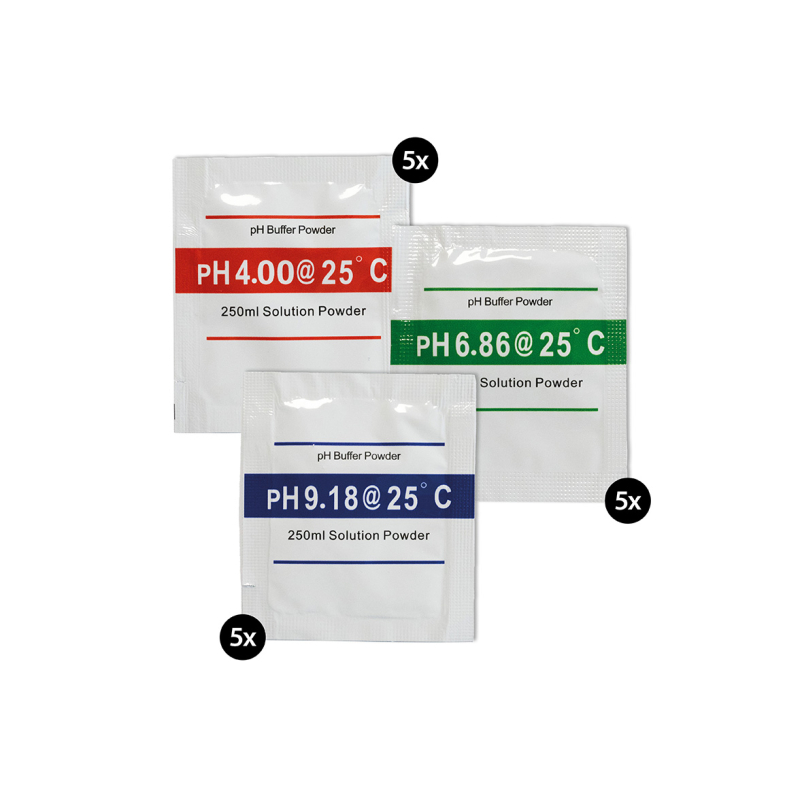 Set di calibrazione pH - Metro 5x 3 pezzi. ARKA