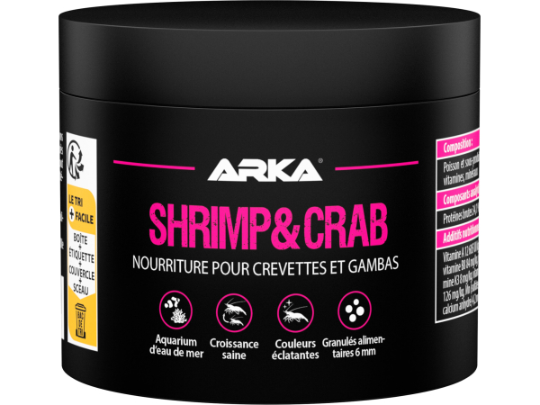 ARKA Comida para camarones y cangrejos Marinos 150 ml (50 g) - ¡¡¡ATENCIÓN RELANZAMIENTO!!! ARKA