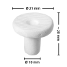 ARKA® myRécif - CoralPlots round 21 mm - 12 pieces ARKA