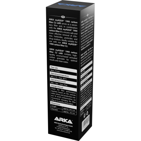 ARKA® myAqua1900 - C2 Carbon Filter Replacement ARKA