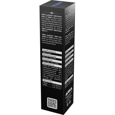 ARKA myAQUA 3800® - Carbon Filter C1 Refill ARKA
