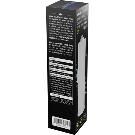 ARKA myAQUA 3800® - Aktivkohlefilter C1 Nachfüllung ARKA