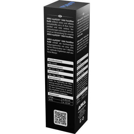 ARKA® myAqua1900 - Fine Filtre Recharge ARKA