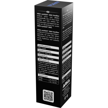 ARKA myAQUA 3800® - Filtro Fino ARKA