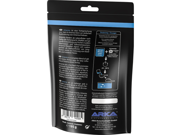 Artemia - Ready-Mix brine shrimp eggs & salt ARKA