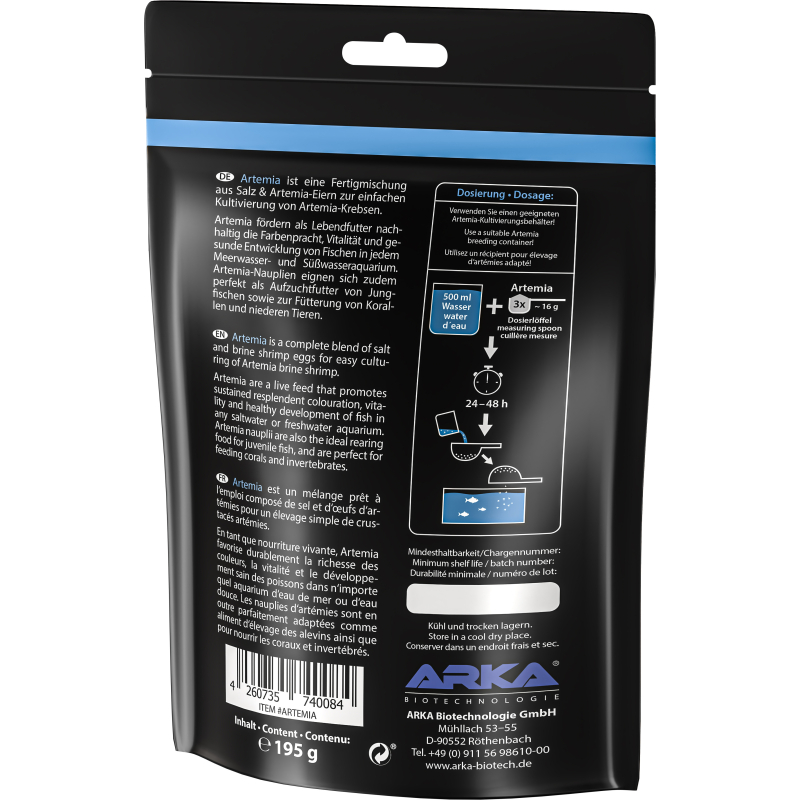 Artemia - Ready-Mix Artemia-Eier & Salz ARKA