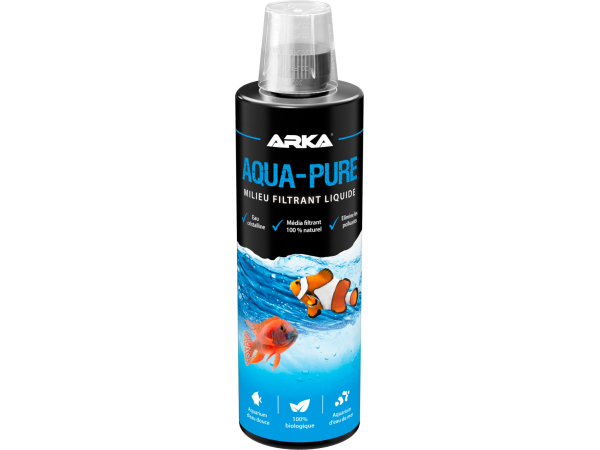 Aqua-Pure - Medio de Filtro Líquido con Bacterias (473 ml) ARKA