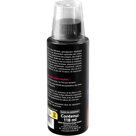 Todo en Uno - Suministro de Oligoelementos para Corales (118 ml) ARKA