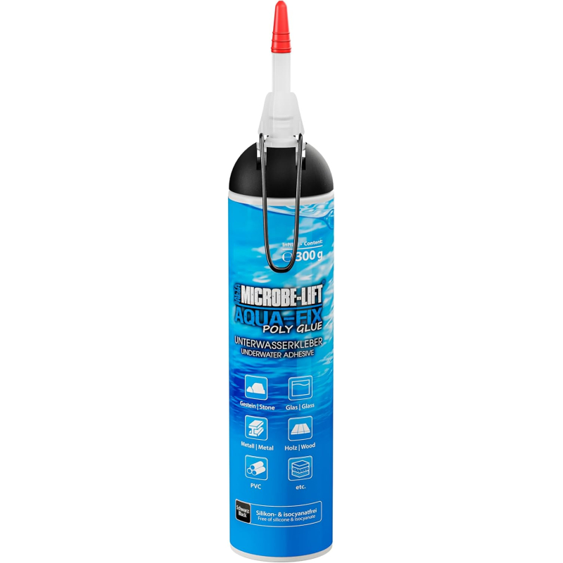 MICROBE-LIFT AQUA-FIX Poly Glue - Polymer-Underwater glue (300 g Cartridge) ARKA