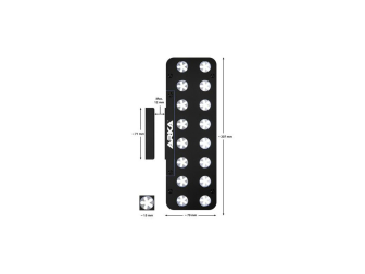 ARKA® myRécif - Soporte para frags Deck con imán, 16 agujeros ARKA