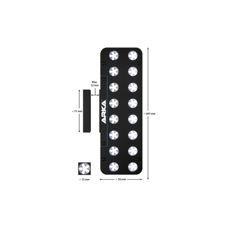 ARKA® myRécif - Soporte para frags Deck con imán, 16 agujeros ARKA
