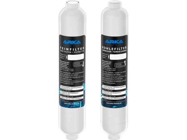 ARKA® myAqua190/380 - Set de Filtros Fino y de Carbón, 1 pieza de cada ARKA
