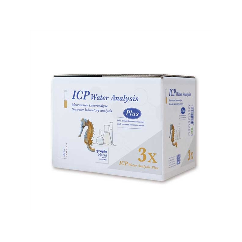 Analisi dell'acqua ICP PLUS - set di 3 TROPIC MARIN