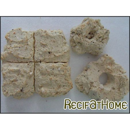 Roche boutures coraux mous sécable en 4 Support bouture les 3 formes proposées