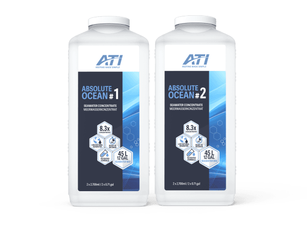 Flüssigsalz absolute Ocean ATI 2 x 2.04 Liter für 34 Liter Meerwasser