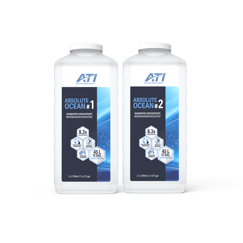 Sel liquido absolute Ocean ATI 2 x 2.04 litri per 34 litri di acqua di mare