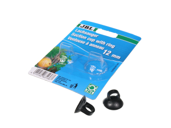 JBL Saugnapf mit elastischem Ring, Durchmesser 12 mm, 2 Stück