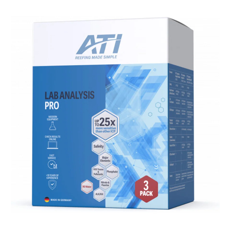 ATI® 3 Pack Laboratory Analysis Pro ICP Lot de 3