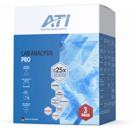 ATI® 3 Pack Laboratory Analysis Pro ICP Lot de 3