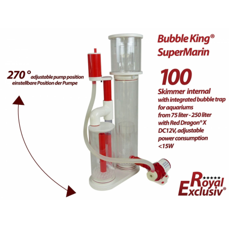 Bubble King Supermarin 100 Interne mit RDX + Bubble Trap Royal Exclusiv 87-RDX-2